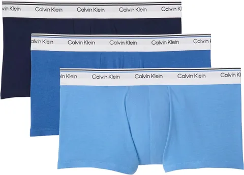 Calvin Klein Uomo Slip Hipster Confezione da 3 Balance con Fascia con Logo, Multicolore