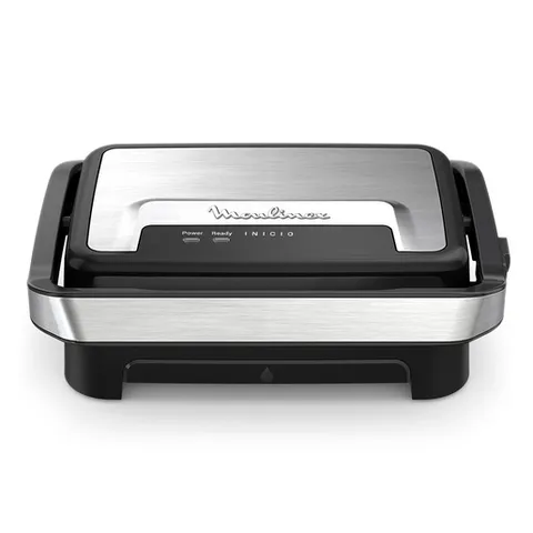 Moulinex Inicio Compact, Grill per Panini & Grill, Piastre per la Cottura Antiaderenti