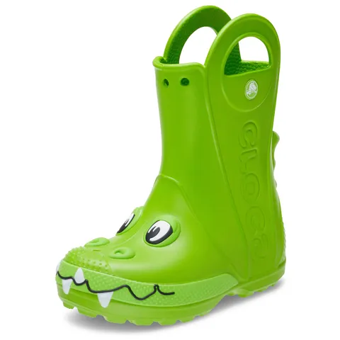 Crocs Handle It Duke Rain Boot T, Stivali Unisex - Bambini e Ragazzi, Crocs Green, 23/24