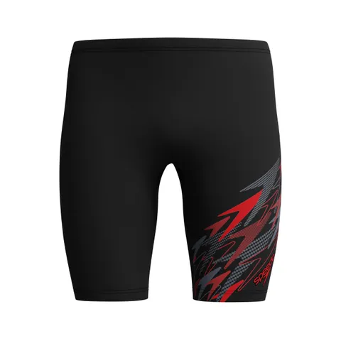 Speedo Medley Logo Jammer da Nuoto per Uomo, Nero, 32