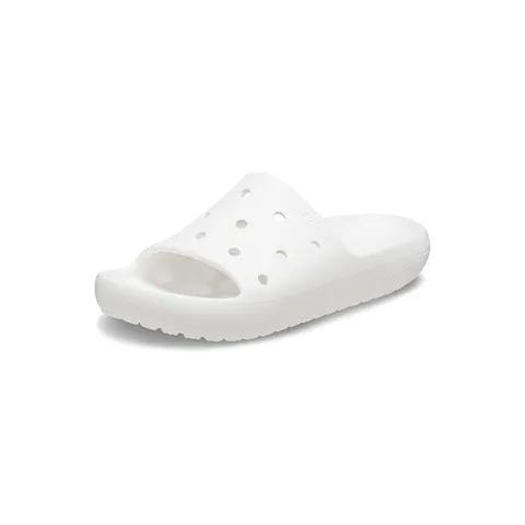 Crocs Classic Slide V2, Infradito Unisex - Adulto, Bianco, 46/47 EU