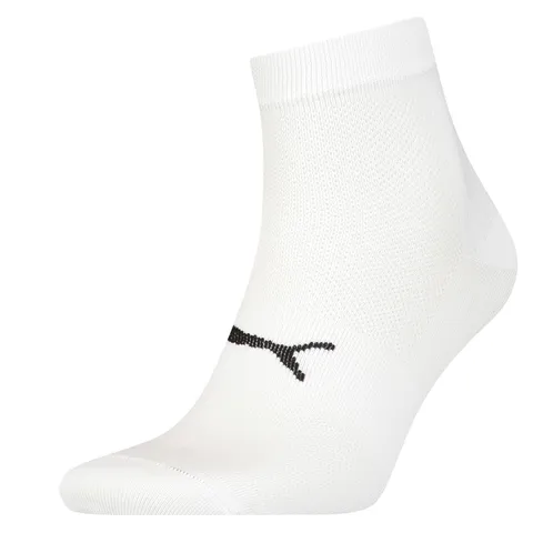 PUMA Quarter Calzini, Bianco, 43-46 (Pacco Da 2) Unisex-Adulto