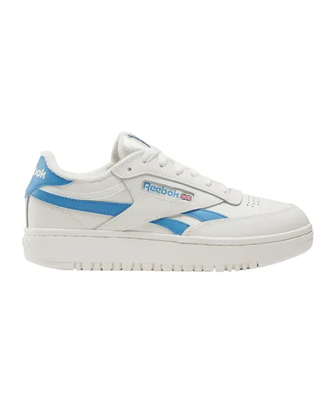 Reebok Club C D Rev - Scarpe da Ginnastica da Donna, Gesso Gesso Essential Blue, 36 EU