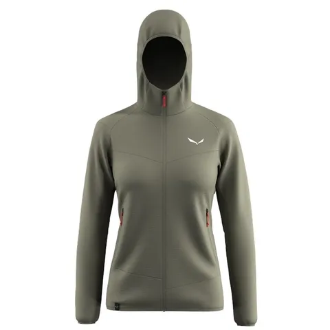 Salewa Puez Altavia Polarlite Hooded Jacket W, faded green, L
