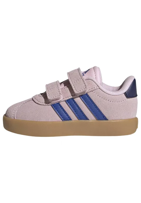 adidas Unisex - Bimbi 0-24 VL Court 3.0 Infants Shoes, Clear Pink/Team Royal Blue/Gum 3