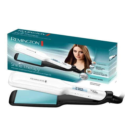 Remington Piastra per Capelli Larga - Shine Therapy: Rivestimento Ceramico con