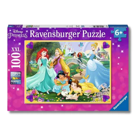 Ravensburger - Puzzle Principesse Disney, 100 Pezzi XXL - Puzzle Bambini 6 Anni
