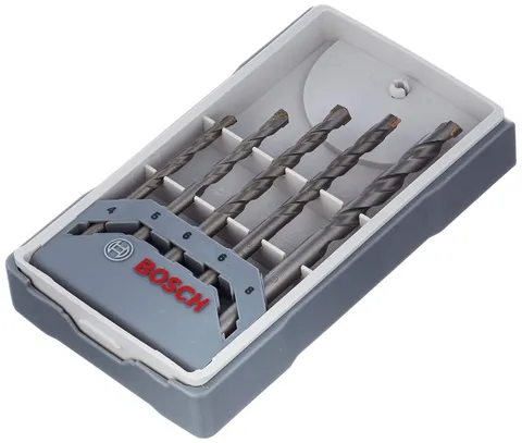 Bosch Professional 5 pezzi CYL-3 punte da calcestruzzo Set (per calcestruzzo, Ø 4-8 mm
