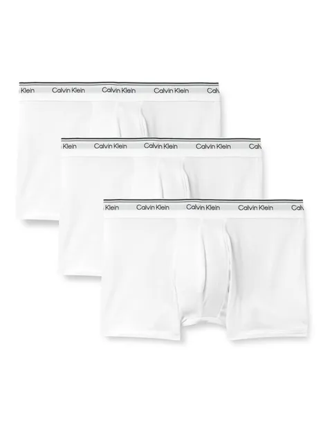 Calvin Klein Uomo Pantaloncini Boxer Confezione da 3 Balance Vita Bassa, Nero (Black), XL