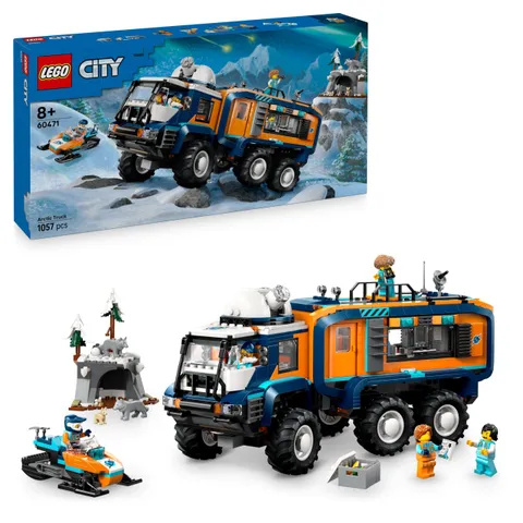 LEGO City Arctic Explorer Science Lab Truck Toy - Exploration Vehicle with Steering &