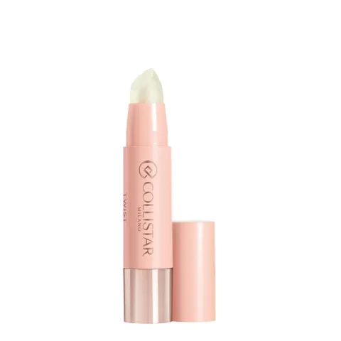 Collistar Twist Balmy Gloss, Rimpolpante, n. 201 Perla Trasparente, 2.8 g