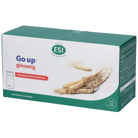 ESI - Go Up Ginseng, Integratore Alimentare Utile in Caso di Stanchezza Fisica e Mentale