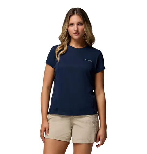 Columbia Maglietta Tecnica a Maniche Corte Leggera da Donna Zero Rules, Blu Navy