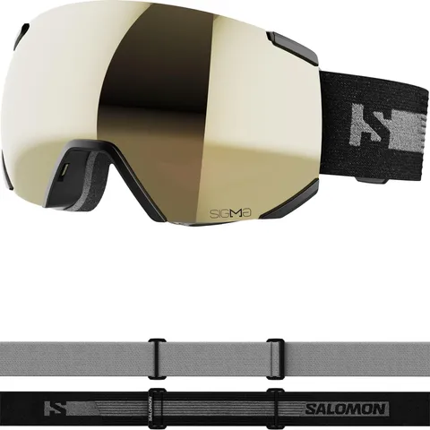 Salomon Radium Sigma, Goggles WSE, Nero profondo, Taglia Unica