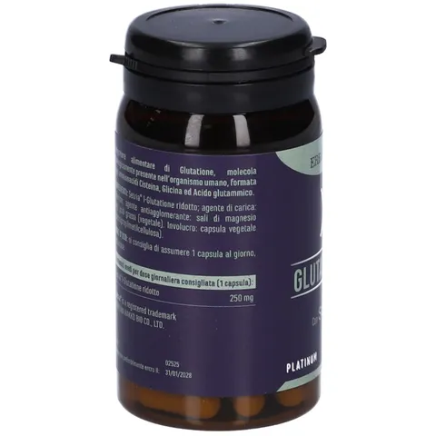 ERBA VITA Glutatione 250 integratore alimentare a base di Glutatione 30 Capsule
