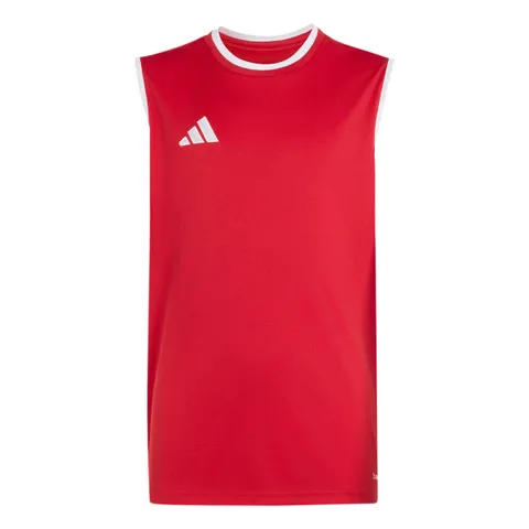 adidas Unisex - Bambini e Ragazzi Entrada26 Sleeveless Jersey Kids Shirt, Team Power Red