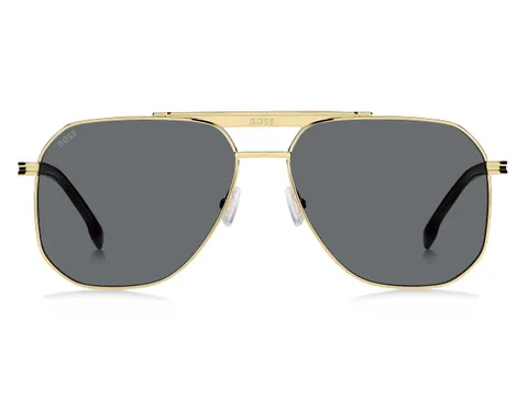 HUGO BOSS Occhiali da Sole BOSS 1743/S RHL GOLD Black 2 59/15/145 Unisex