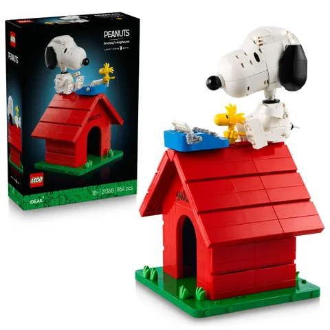 LEGO Ideas Peanuts: la Cuccia di Snoopy - Kit di Modellismo da Esposizione per Adulti con
