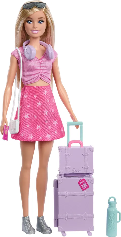 Barbie Famiglia e Amici Malibu Bambola bionda e accessori