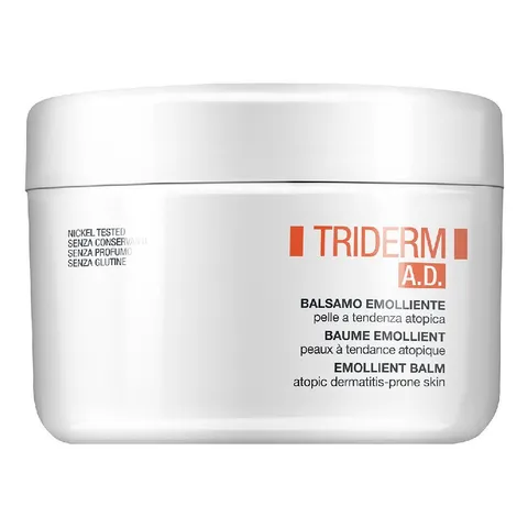 Bionike Triderm A.D. - Balsamo Corpo Emolliente per Pelli Atopiche, Azione Idratante e