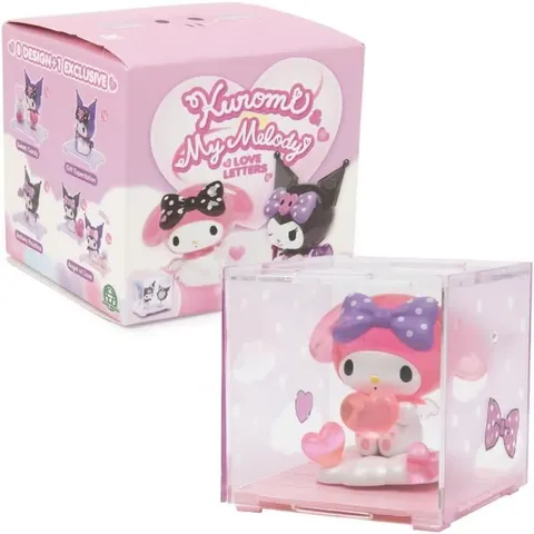 Hello Kitty, 1 statuetta da 6,5 cm e accessori in una scatola trasparente, serie Love
