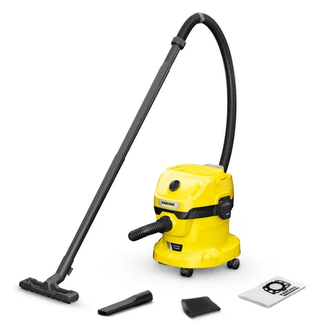 Kärcher aspiratore solidi liquidi a batteria WD 2-18 V-12/18, filtro, tubo di