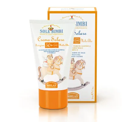 Helan, Sole Bimbi - Crema Solare 50+ Bambini e Neonati, Protezione Solare 50+ SPF Molto