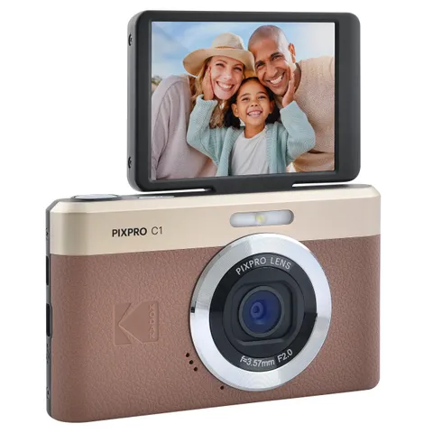 Kodak Pixpro C1 - Fotocamera digitale ultra compatta | 13MP BSI CMOS, zoom 4X, schermo