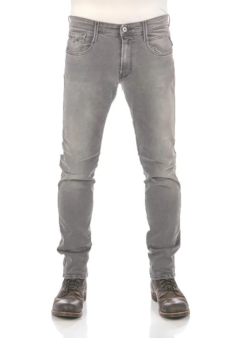 Replay Jeans da Uomo Slim Fit Anbass con Power Stretch, Grigio (Grigio Scuro 096), W31 x