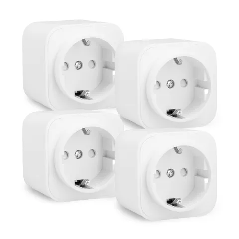 Amazon Basics Presa Smart, Compatibile Matter, Compatibile con Amazon Alexa, Google Home