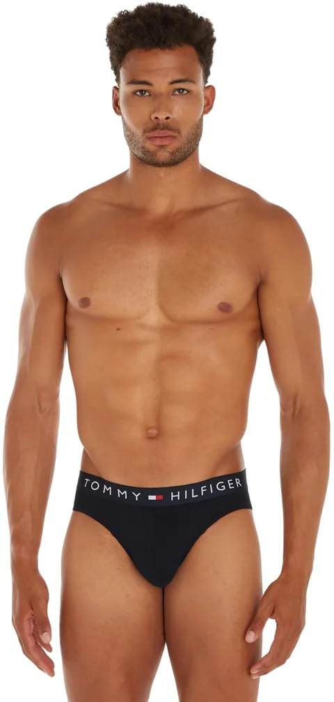 Tommy Hilfiger Slip Uomo Confezione da 3 Brief Intimo, Blu (des Sky/des Sky/des Sky), S