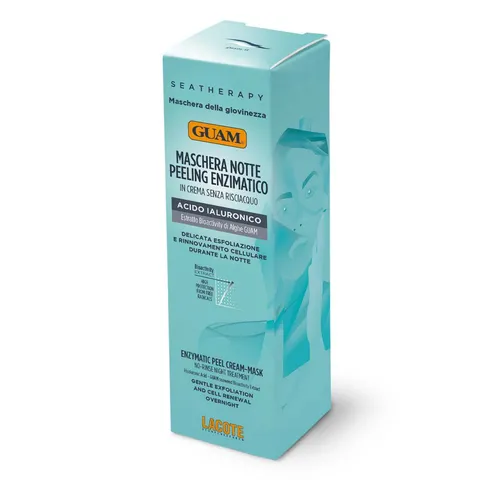 GUAM Seatherapy Maschera Notte Peeling Enzimatico in Crema Senza Risciacquo - 75 ml
