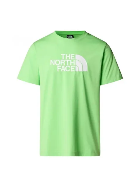 THE North FACE NF0A8A6CB2T M S/S Easy Tee T-Shirt Uomo Meta Lime/TNF White Taglia XS