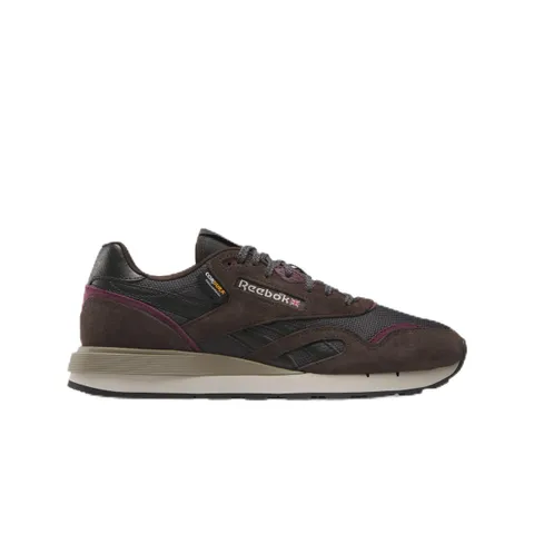 Reebok Unisex Classic Nylon 89 Sneaker, Washed Black/Black/Black Cherry 36 EU, Black
