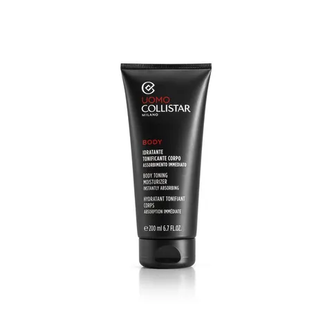 Collistar Crema Uomo Idratante Tonificante Corpo, Crema-Gel Fresca, Idratante e