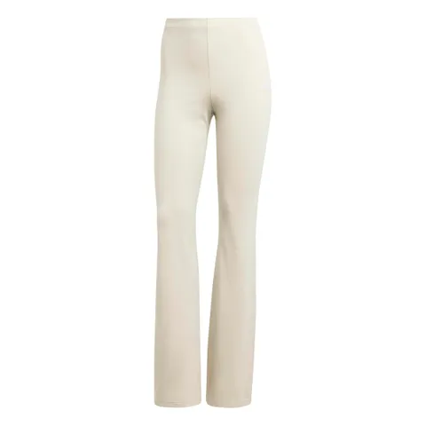 adidas Donna Essentials Small Logo Flared Leggings Tights, Wonder Alumina/White, S