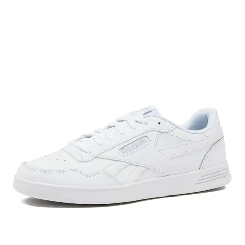 Reebok Unisex Court Advance Sneaker, Bianco/Verde Metallo/Oro, 36 EU