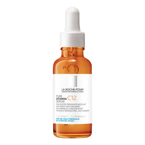 La Roche Posay Pure Vitamin C12, Siero Anti-Età, Anti-Rughe e Anti-Ossidante, Pelle