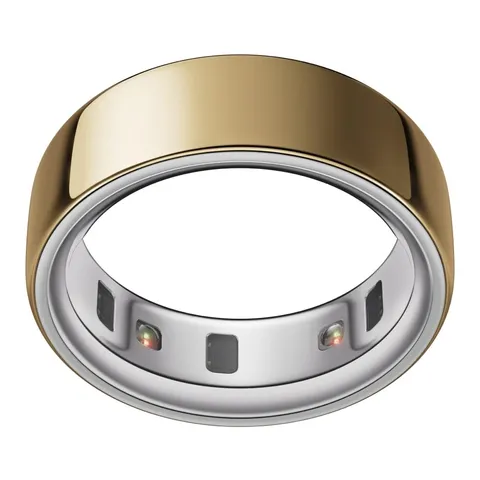 Oura Ring 4 - Gold - Misura 14 - Smart Ring | Provalo con il kit di misurazione Oura Ring 4 | Indossabile per monitorare il sonno - Frequenza cardiaca - Fitness - Batteria fino a 8 giorni