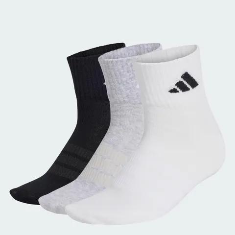 adidas Unisex - Adulto Thin&Light Sportswear Ankle Socks 3 Pair Pack, medium grey