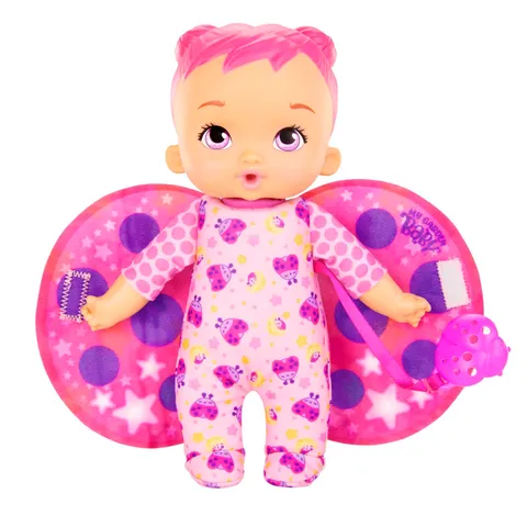 Mattel My Garden Baby - Bambola Baby Coccinella, con corpo e ali morbide, giocattolo per