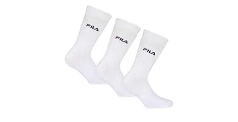 Fila F9630, Calze Unisex, White, 39/42