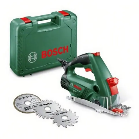 Bosch Home and Garden PKS 16 Multi Mini Sega Circolare, verde