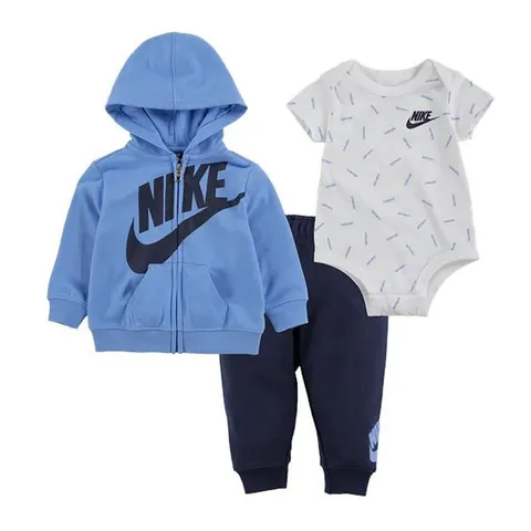 Nike Jdi Toss 3Pc Fz Set per bimbo Midnight Navy 9 mesi
