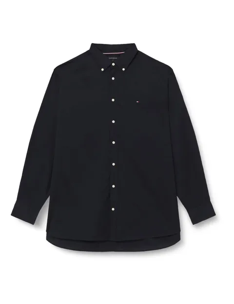 Tommy Hilfiger Uomo Camicia Regular Fit, Blu (Desert Sky), 4XL