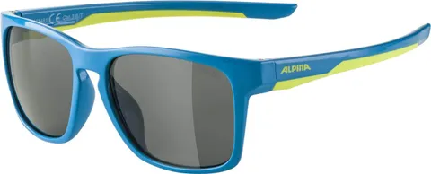 Alpina Unisex - Bambini, Flexxy COOL KIDS I Occhiali da sole, blue-lime, One Size