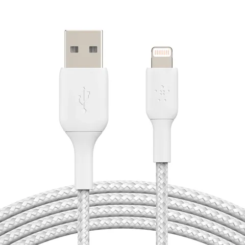 Belkin Cavo Lightning Intrecciato, Boost Charge Cavo da Lightning a USB per iPhone, iPad