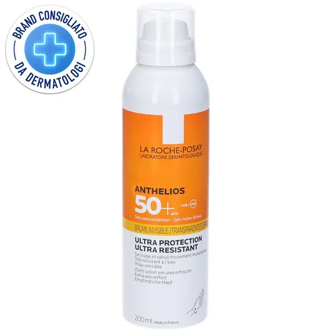 La Roche Posay Anthelios, Spray Corpo Invisibile SPF50+, Per Pelli Sensibili al Sole