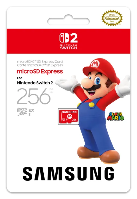 Scheda Micro SD Express Samsung (256 GB) per Nintendo Switch 2