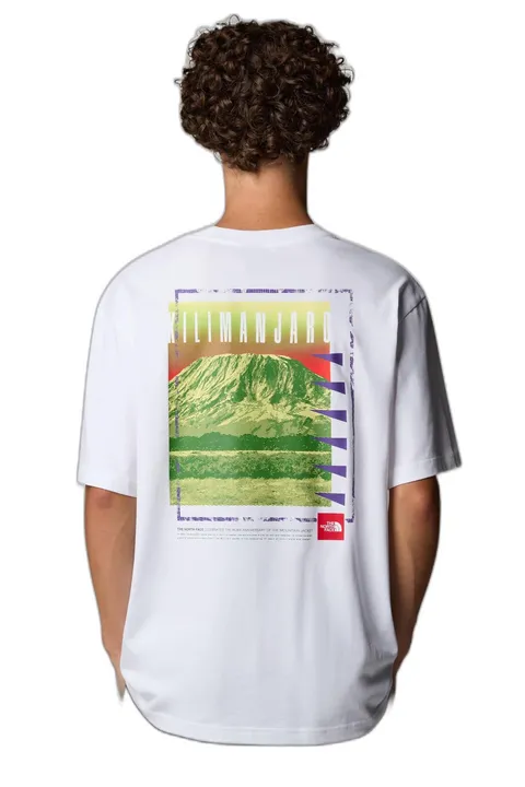 THE NORTH FACE NF0A8C1RFN4 U AXYS Oversized S/S Tee T-Shirt Uomo TNF White Taglia XL